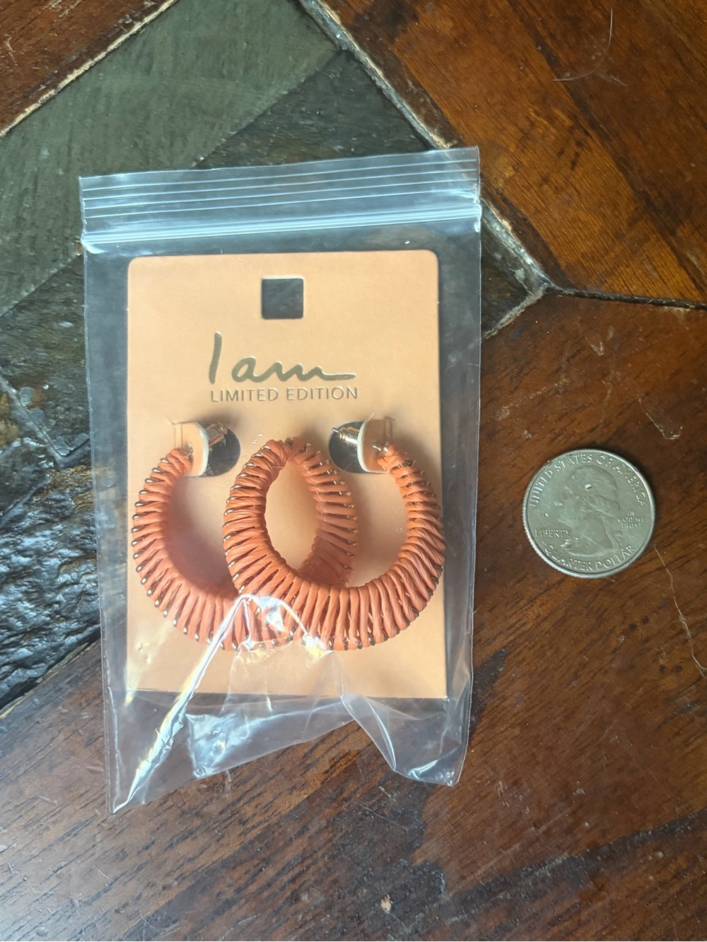 Limited Edition Terracotta Wrapped Hoop Earrings